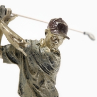 Статуэтка полистоун &laquo;Гольфист&raquo; 15 х 8 х 37 см