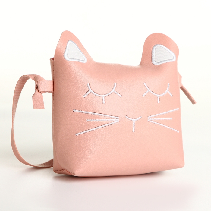 Сумка детская для девочки на магните, цвет розовый