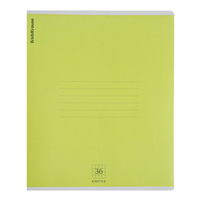 Тетрадь 36 листов в клетку, ErichKrause Nature Colors, обложка мелованный картон, блок офсет 100% белизна, МИКС Тетрадь 36 листов в клетку, ErichKrause Nature Colors, обложка мелованный картон, блок офсет 100% белизна, МИКС