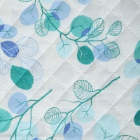 Покрывало Эвкалипт 150х210см, б/з синий, бязь 120г/м, хл 100% Покрывало Эвкалипт 150х210см, б/з синий, бязь 120г/м, хл 100%