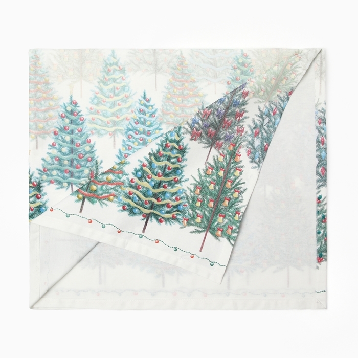 Скатерть Этель &laquo;Сказочный лес&raquo;, 149х180 см, 100% хл, саржа 190 г/м2