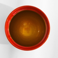 Солонка &laquo;Хохлома&raquo; с крышкой, 8,5 х 5,5 см