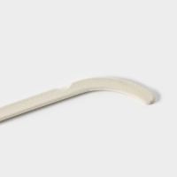 Плечики - вешалки для одежды Доляна, 42&times;22 см, 5 шт, флокированное покрытие, цвет белый