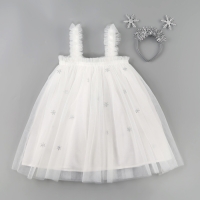 Карнавальный набор «Яркая снежинка», платье, ободок, рост 110-116 см Карнавальный набор «Яркая снежинка», платье, ободок, рост 110-116 см