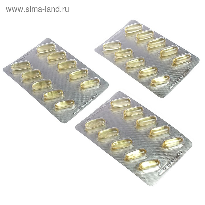 Пищевая добавка &laquo;Океаника Омега-3 - 60%&raquo;, для сердца, 30 капсул по 1400 мг