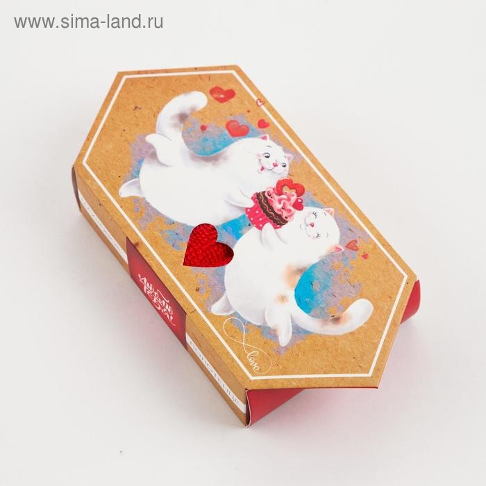 Полотенце махровое &laquo;Люблю тебя&raquo; 30х30 см, 100% хлопок 340 гр/м2