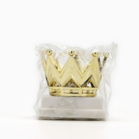 Наградная фигура, «Корона», золото, подставка пластик белая, 9 х 9 х 9 см. Наградная фигура, «Корона», золото, подставка пластик белая, 9 х 9 х 9 см.