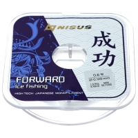 Леска Forward Ice Fishing, диаметр 0.128 мм, тест 1.57 кг, 50 м, Nylon Transparent Nisus Леска Forward Ice Fishing, диаметр 0.128 мм, тест 1.57 кг, 50 м, Nylon Transparent Nisus