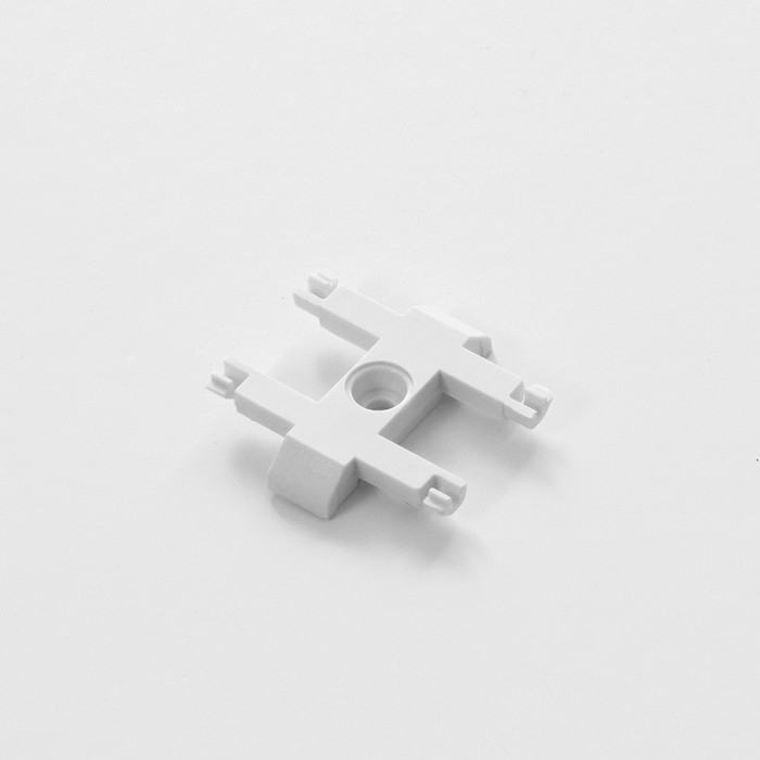 Коннектор прямой SLIM Коннектор прямой SLIM "I-образный" 4-жильный белый 0,7х4х2см