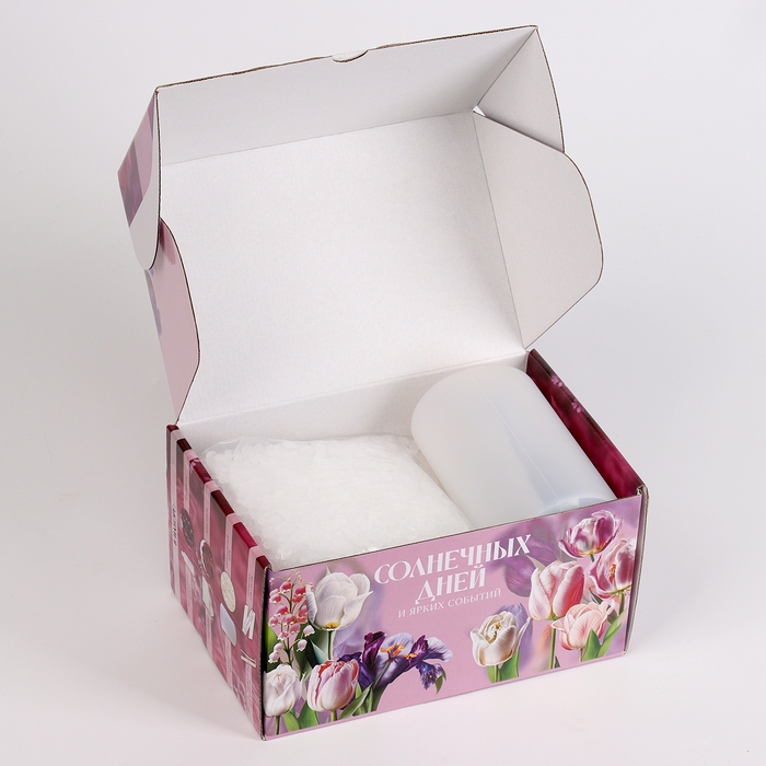 Свеча своими руками. Создание цветных свечей с цветочным декором &laquo;Летнее настроение&raquo;, набор для творчества