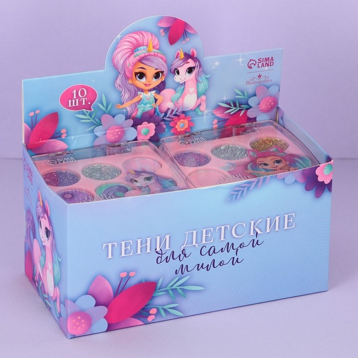 Тени детские &laquo;&lrm;Для самой милой&raquo;, МИКС 6 цветов