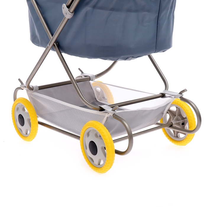 Коляска кукольная №6, серый Коляска кукольная №6, серый