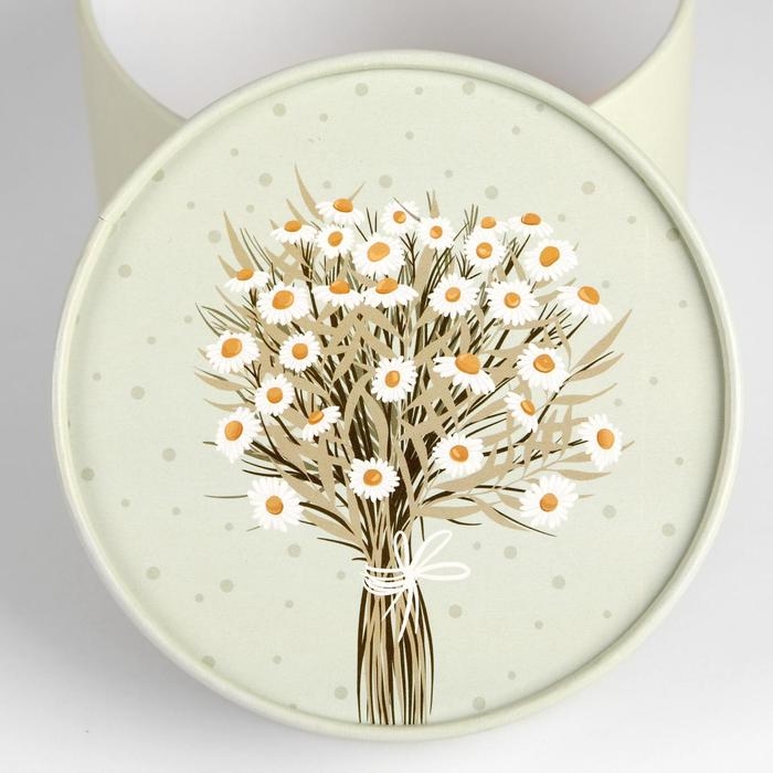 Коробка подарочная, упаковка, &laquo;Ромашки&raquo;, 13 х 9 см