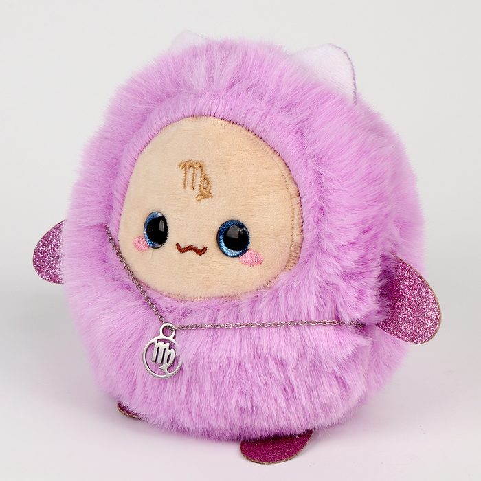 Мягкая игрушка &mdash; Зодиак &laquo;Создай своё украшение. Дева&raquo;, с кулоном