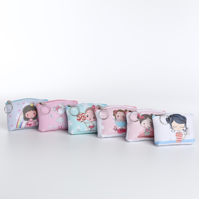 Кошелёк на молнии &laquo;Выбражулька&raquo;, цвет МИКС