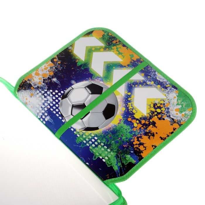 Папка для труда А4, 325 х 230 х 25 мм, молния вокруг, откидная планка, пластиковая, ПТР-1, Calligrata Папка для труда А4, 325 х 230 х 25 мм, молния вокруг, откидная планка, пластиковая, ПТР-1, Calligrata "Мяч"