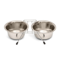 Набор из 2 мисок на подставке, 2 х 450 мл Набор из 2 мисок на подставке, 2 х 450 мл