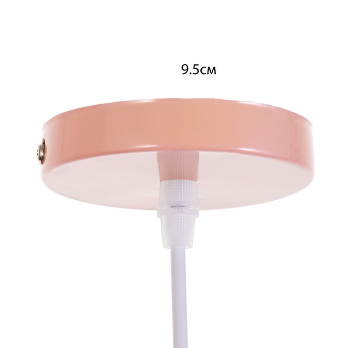 Светильник Светильник "Микки" Е27 40Вт розовый белый 23х23х19-119см BayerLux