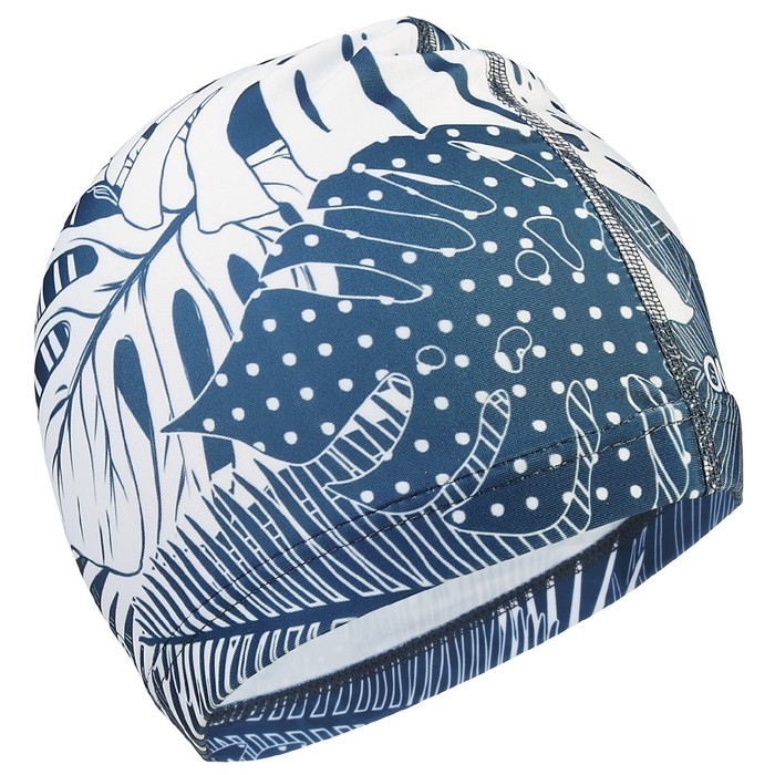 Шапочка для плавания взрослая ONLYTOP Swim &laquo;Тропики&raquo;, тканевая, обхват 54-60 см