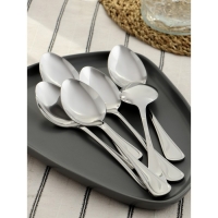 Ложка столовая из нержавеющей стали Magistro Versal, длина 20,5 см, толщина 2,5 мм, цвет серебряный Ложка столовая из нержавеющей стали Magistro Versal, длина 20,5 см, толщина 2,5 мм, цвет серебряный