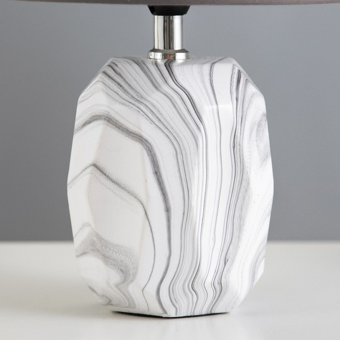 Лампа настольная 16407/1 E14 40Вт серый 20х20х32,5 см RISALUX