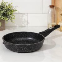 Сковорода &laquo;Гранит Black&raquo; Induction Pro&raquo;, d=22 см, индукция, съёмная ручка, антипригарное покрытие