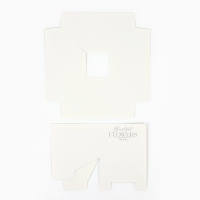 Коробка подарочная складная переноска для цветов, упаковка, &laquo;Чистота&raquo;, 20 x 20 x 4 см