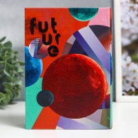 Шкатулка-книга дерево кожзам "Будущее" 18х13х4 см Шкатулка-книга дерево кожзам "Будущее" 18х13х4 см