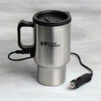 Термокружка, 450 мл, Автомобильная MODE FORREST, сохраняет тепло 3 ч, с подогревом от прикуривателя Термокружка, 450 мл, Автомобильная MODE FORREST, сохраняет тепло 3 ч, с подогревом от прикуривателя