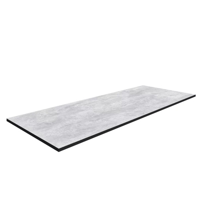 Столешница, 2400х600х18 мм СЕРИЯ SLIM, Бетон Светлый Вулканический 9633