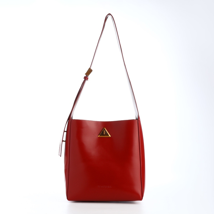 Сумка женская на винтовом замке TEXTURA, средний размер, цвет бордовый Сумка женская на винтовом замке TEXTURA, средний размер, цвет бордовый