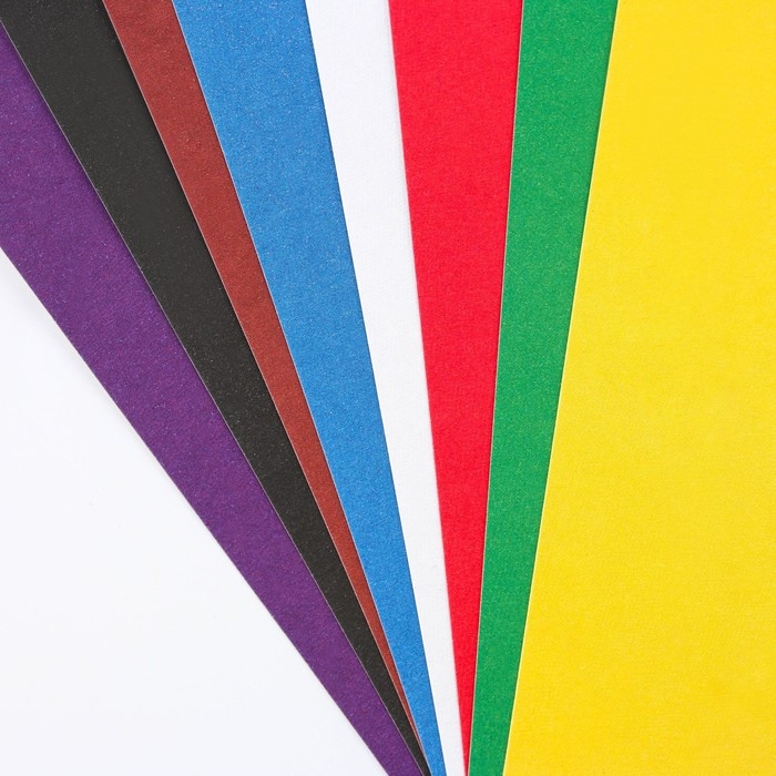 Картон цветной А4, 8 листов 8 цветов немелованный односторонний &laquo;1 сентября:Медвежонок&raquo; в папке плотность 180 г/м