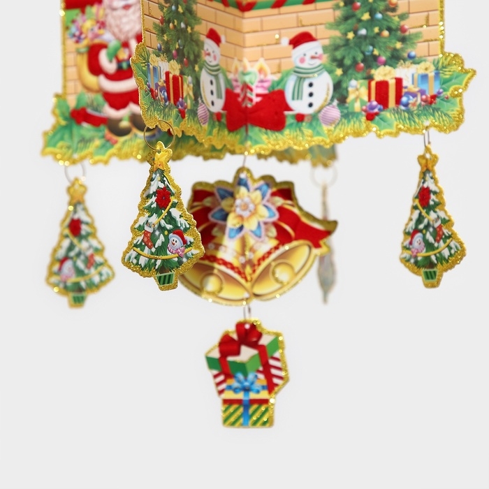 Декоративное украшение (подвеска) "Новогодний домик" 50х33,5 см
