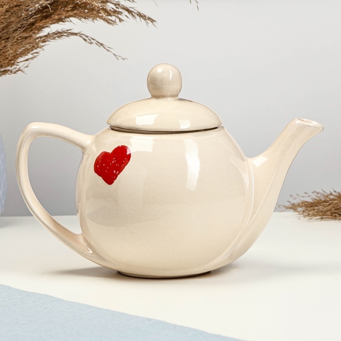 Чайник Чайник "Элегант" 1,2л / 14х16,5см, валентинка