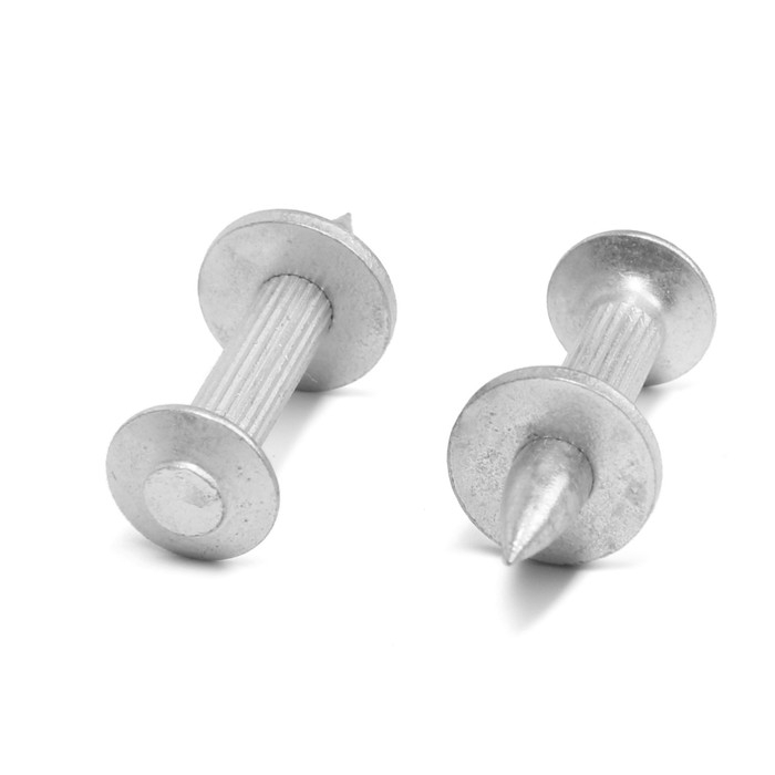 Дюбель-гвоздь Дюбель-гвоздь "ТУНДРА", гвоздевой, для монтажного пистолета, оцинкованный, 4.5x30 мм, 0.5 кг