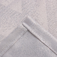 Скатерть Этель "Линии" цв.серебро, 142*220 +/-3 см, 115 &plusmn;10 гр,100%