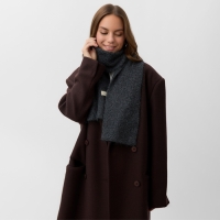 Шарф женский MIST, серый 16*160&plusmn;5 см