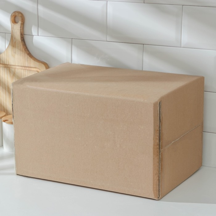 Хлебница металлическая, 42&times;24&times;17 см, цвет чёрный