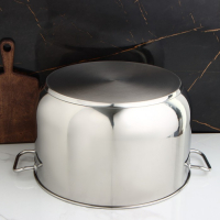 Кастрюля цельнотянутая «Профи», 40 л, d=45 см, капсульное дно, индукция Кастрюля цельнотянутая «Профи», 40 л, d=45 см, капсульное дно, индукция