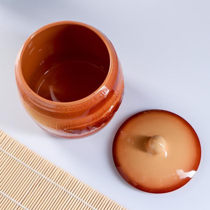 Бочонок Бочонок "Мед" 1,2л / 14х16см, стандарт