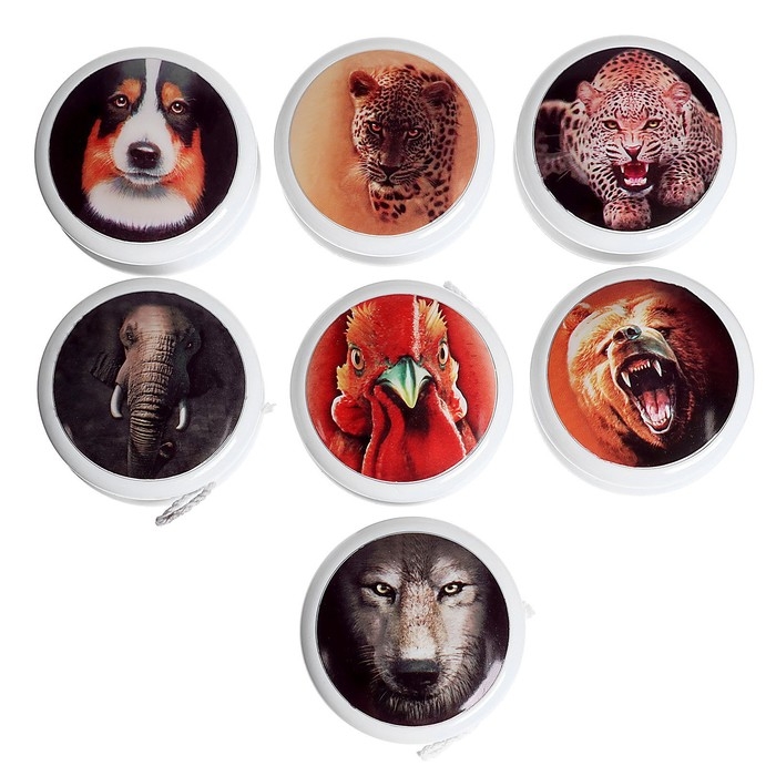 Йо-Йо «Животные», световой, цвета МИКС, в шоубоксе Йо-Йо «Животные», световой, цвета МИКС, в шоубоксе