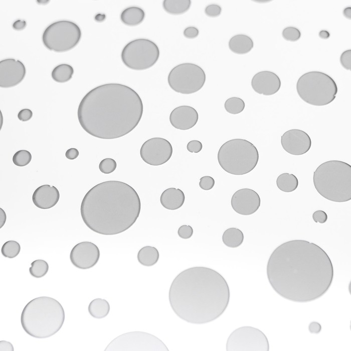 Трафарет пластиковый Трафарет пластиковый "Разные кружочки" 24х16 см