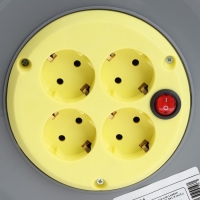 Удлинитель мороз-кий на катушке Luazon Lighting ECO, 4 роз, 25 м, 16 А, КГ 3х1.5 мм2,с выкл Удлинитель мороз-кий на катушке Luazon Lighting ECO, 4 роз, 25 м, 16 А, КГ 3х1.5 мм2,с выкл