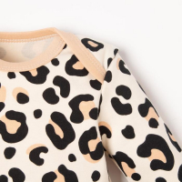 Боди с длинным рукавом Крошка Я &laquo;Леопард&raquo;, рост 86-92 см