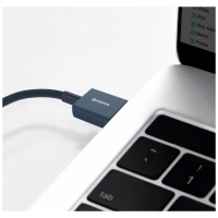 Кабель Baseus, Lightning - USB, 2.4 A, 1 м, синий Кабель Baseus, Lightning - USB, 2.4 A, 1 м, синий