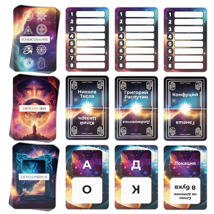Настольная игра на ассоциации &laquo;Битва экстрасенсов&raquo;, 96 карт, 10+