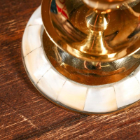 Подсвечник "Мираж" латунь, 7,5х7,5х8 см Подсвечник "Мираж" латунь, 7,5х7,5х8 см