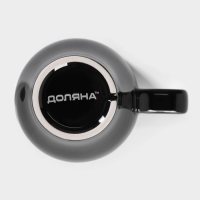 Набор кружек керамических Доляна Coffee break, 2 предмета: 300 мл, цвет чёрный Набор кружек керамических Доляна Coffee break, 2 предмета: 300 мл, цвет чёрный