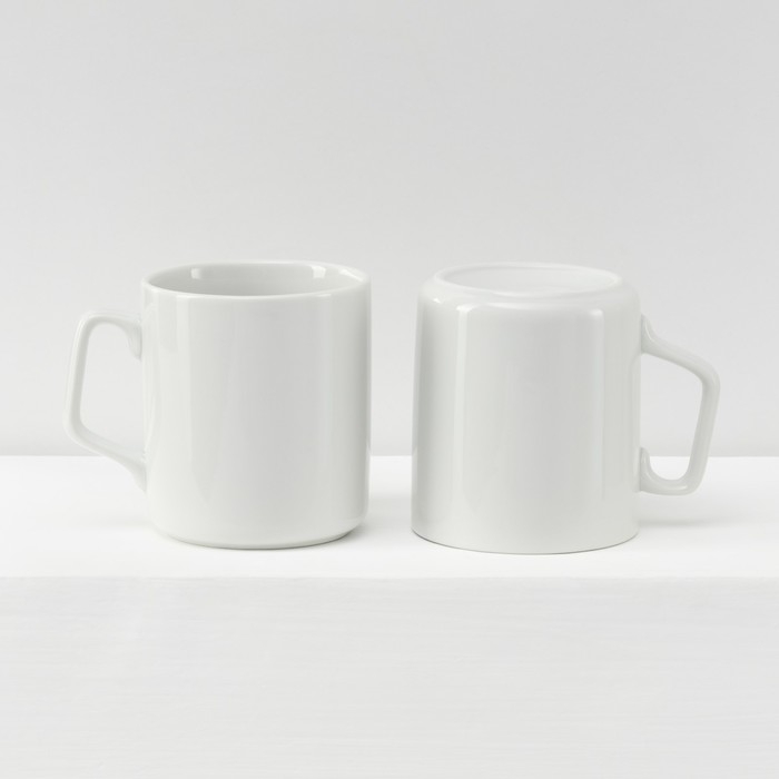 Набор фарфоровой посуды &laquo;Универсальный&raquo;, 12 предметов: тарелка d=20 см, глубокая 600 мл, d=20 см, кружка 350 мл