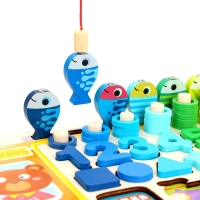 Детский логический центр 5 в 1 &laquo;Автобус&raquo; 42 &times; 22,5 &times; 8 см